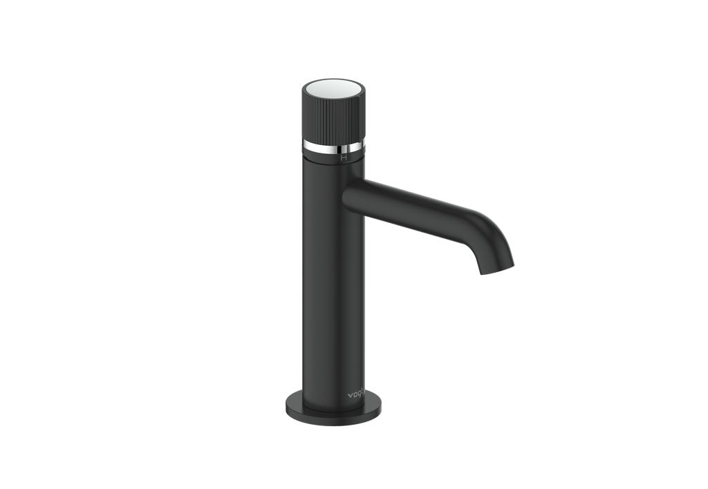 Vogt Mond Single Hole Lavatory Faucet with Pop-Up Drain - Matte Black