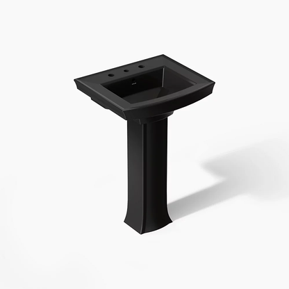 Kohler Archer 24" Rectangular Pedestal Bathroom Sink