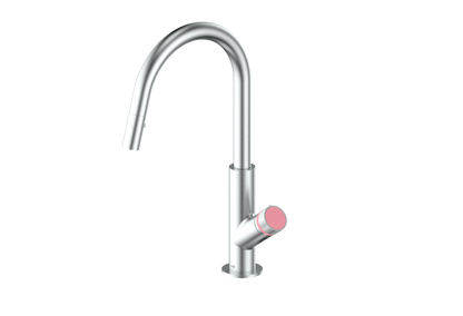 Vogt Mond 16" Kitchen Faucet in Stainless Steel, KF.16M1.1504.SS