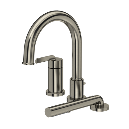 Riobel Authentica 3-Hole Pressure Balance Deck Mount Tub Filler Trim