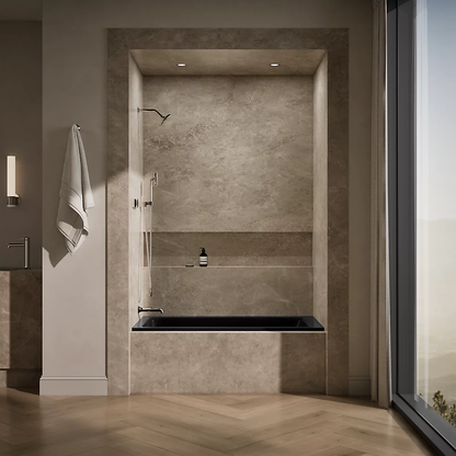 Kohler Archer 60" x 30" Alcove Bath, Right Drain