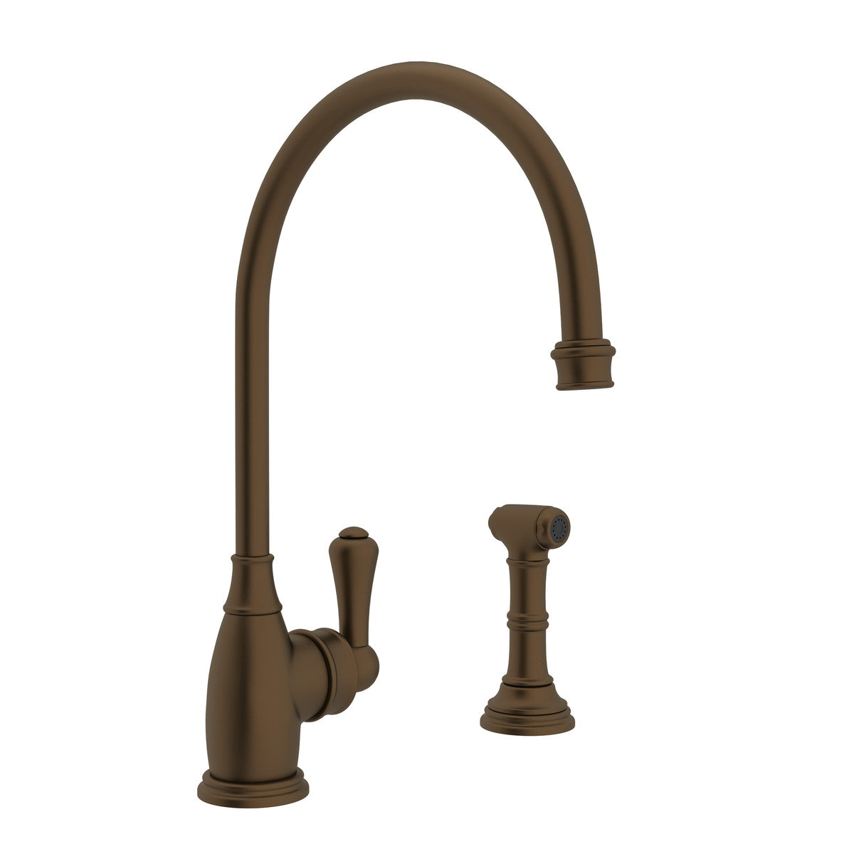 Perrin & Rowe Georgian Era Kitchen Faucet With Side Spray 1.8 GPM