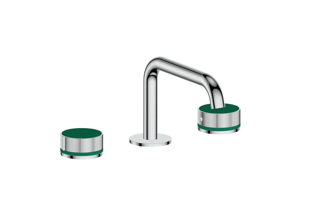 Vogt Mond 8" C.C. Lavatory Faucet With Pop-Up Drain Angular Spout in Chrome