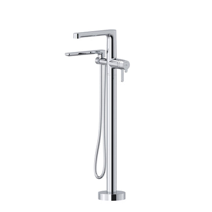 Riobel Nibi Thermostatic Single Hole Floor Mount Tub Filler Trim - TNB39