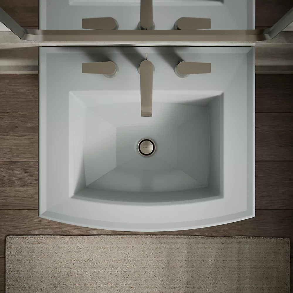 Kohler Archer 24" Rectangular Pedestal Bathroom Sink