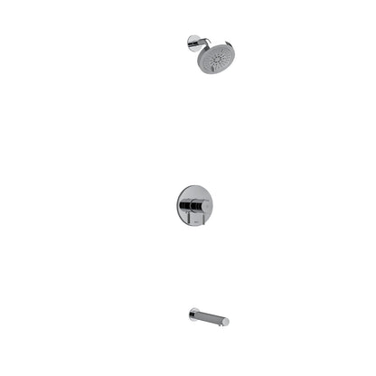 Riobel Riu Shower Kit 4744 With Rough-In Valve, Knurled Handles - KIT4744RUTMKN