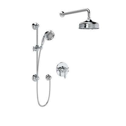 Rohl Acqui Shower Kit 323 Trim Only With Lever Handles - TKIT323AQLM