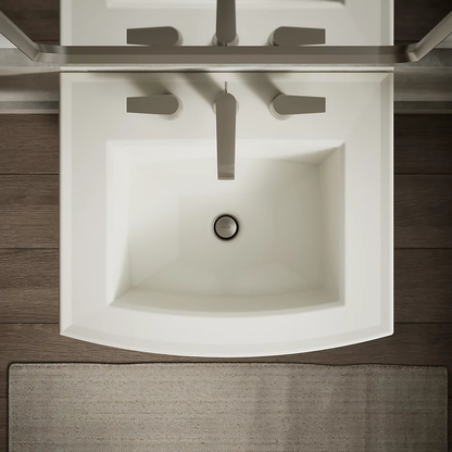 Kohler Archer 24" Rectangular Pedestal Bathroom Sink