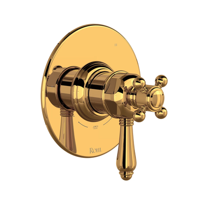 Rohl Acqui 1/2" Therm & Pressure Balance Trim With 5 Functions (Share), Lever Handle - TTD45W1LM