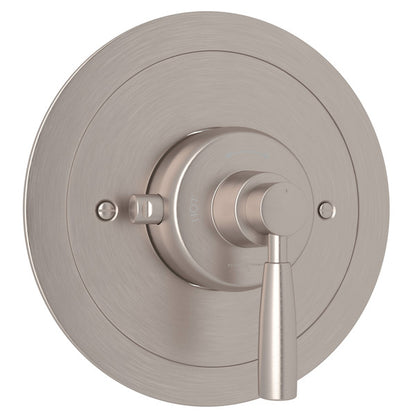 Perrin & Rowe Holborn 3/4" Round Thermostatic Trim Without Volume Control, Lever Handle