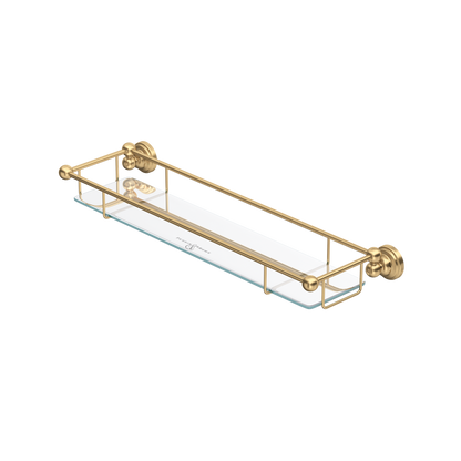 Perrin & Rowe Edwardian Wall Mount Tempered Glass Vanity Shelf