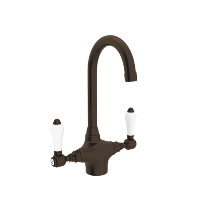 Rohl Acqui Two Handle Bar/Food Prep Kitchen Faucet With Porcelain Lever Handles - A1667LP-2