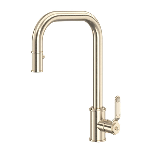 Perrin & Rowe Armstrong Pull-Down Kitchen Faucet With U-Spout Dual Spray 1.75 GPM
