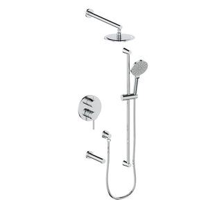 Vogt Wörgl Système de Douche Équilibré à Pression 3 Voies avec Robinet Brut - SET.WL.310.310