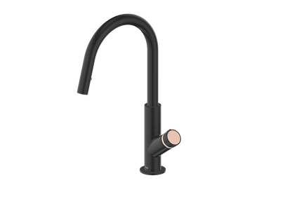 Vogt Mond 16" Kitchen Faucet in Matte Black, KF.16M1.1504.MB