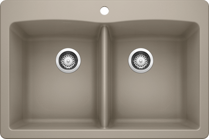 Blanco Diamond 210 Silgranit Dual Mount Kitchen Sink