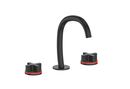 Vogt Mond 8" C.C. Lavatory Faucet With Pop-Up Drain - Cross Handle - BF.M3.1331