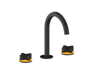Vogt Mond 8" C.C. Lavatory Faucet With Pop-Up Drain - Cross Handle