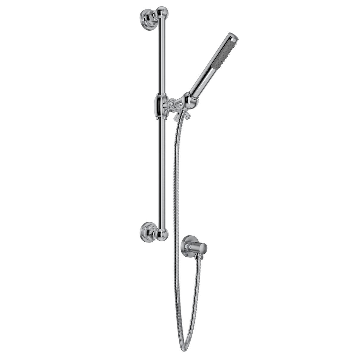 Rohl Handshower Set With 21" Slide Bar And Single Function Handshower - AKIT8073XM