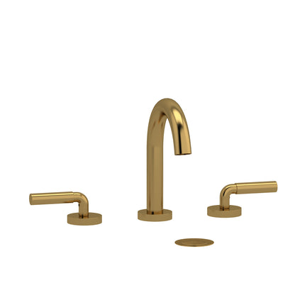 Riobel Riu Widespread Bathroom Faucet With C-Spout RU08L