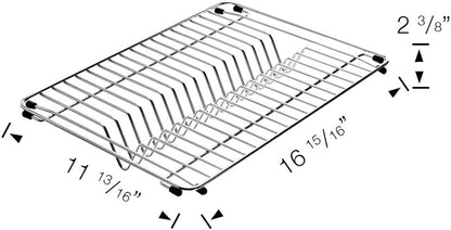 Blanco 234699 Stainless Steel Dish Rack for Apron Front Sink, 17"x12"