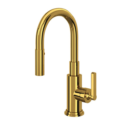 Rohl Lombardia Pull-Down Bar/Food Prep Kitchen Faucet - A3430SLM-2