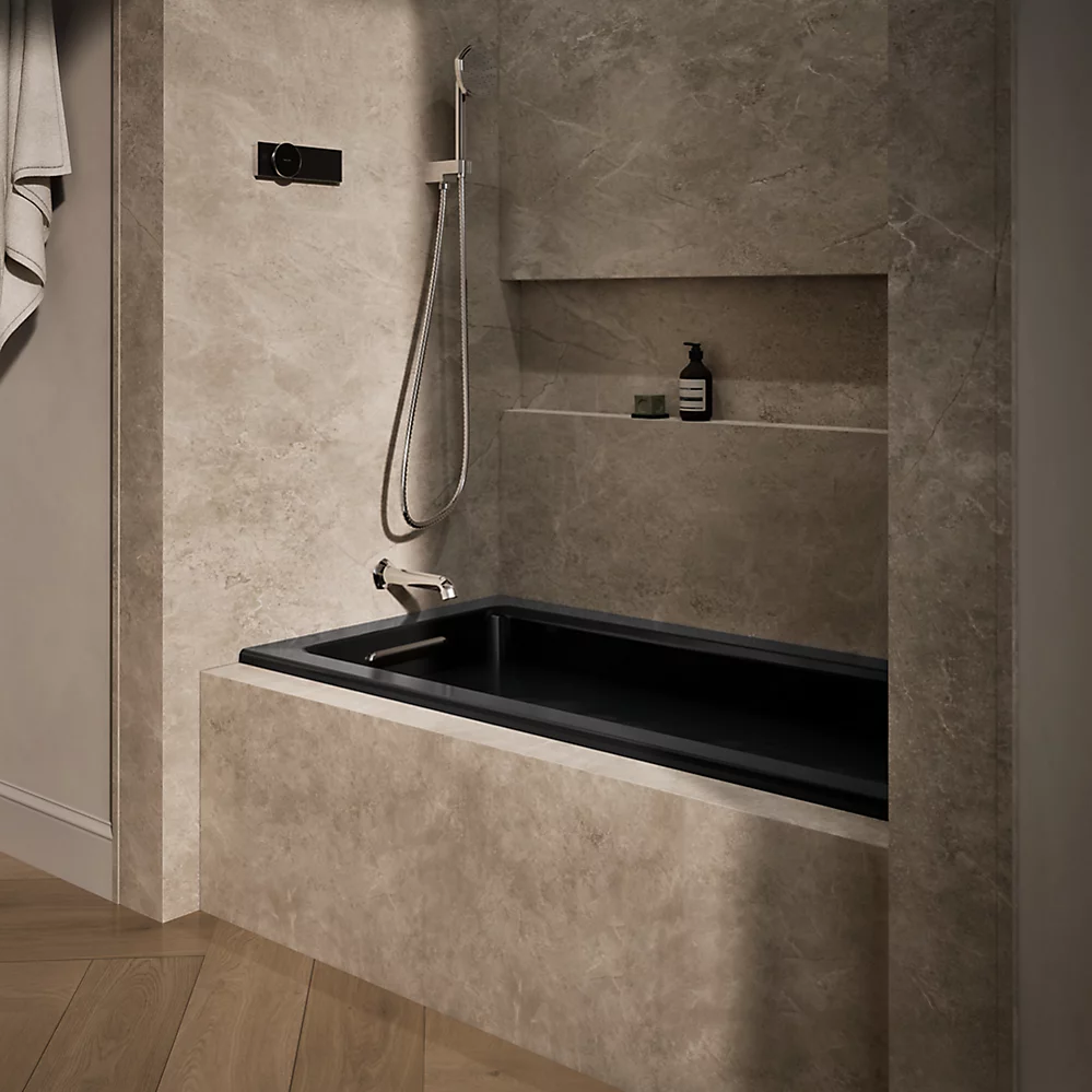 Kohler Archer 60" x 30" Alcove Bath, Right Drain
