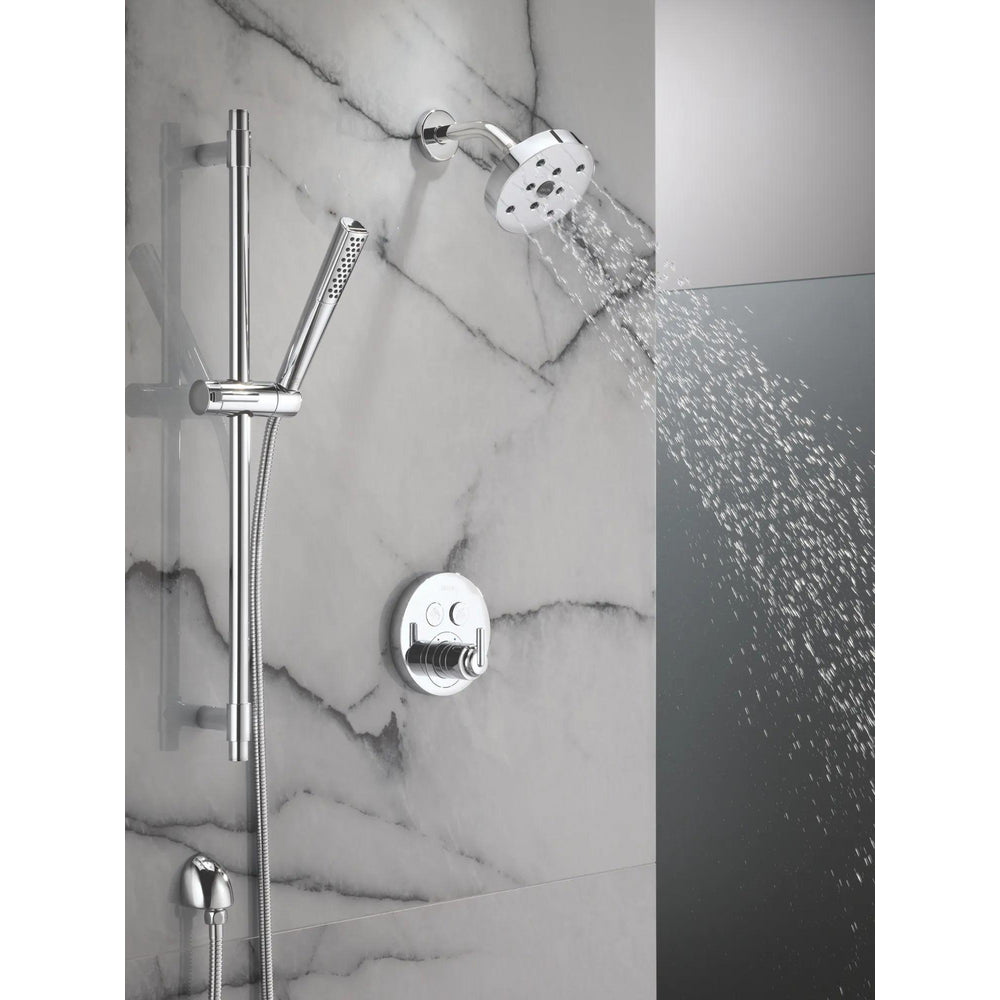 Delta Trinsic SelectChoice Round Contemporary Push-Button Shower Trim - T37T259