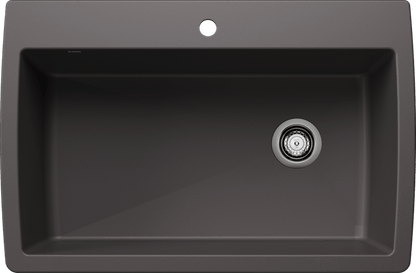 Blanco Diamond Super Single Silgranit Dual Mount Kitchen Sink