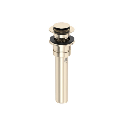 Perrin & Rowe Lavatory Push Drain With Overflow With 5 Inch Tailpiece - U.0127DOF
