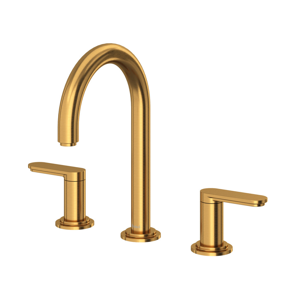 Riobel Arca Widespread Lavatory Faucet With C-Spout & Push Drain