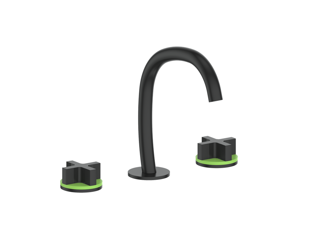 Vogt Mond 8" C.C. Lavatory Faucet With Pop-Up Drain - Cross Handle - BF.M3.1331