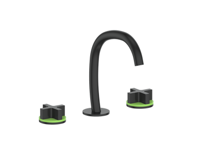 Vogt Mond 8" C.C. Lavatory Faucet With Pop-Up Drain - Cross Handle - BF.M3.1331
