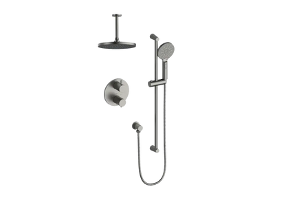 Vogt Wörgl 2-Way Thermostatic Shower System With Rough-In Valve - SET.OR.220.220