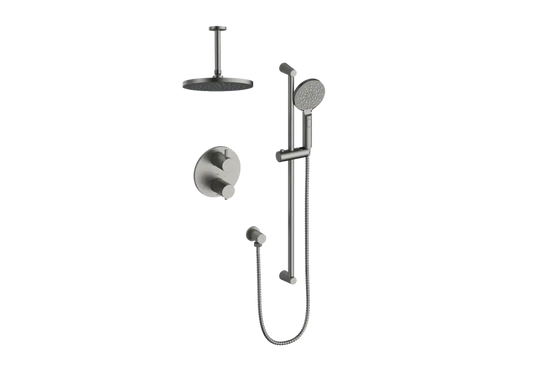 Vogt Wörgl 2-Way Thermostatic Shower System With Rough-In Valve - SET.OR.220.220
