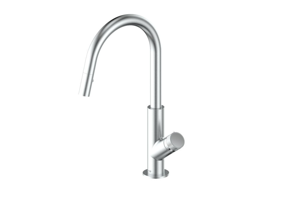 Vogt Mond 16" Kitchen Faucet in Stainless Steel, KF.16M1.1504.SS