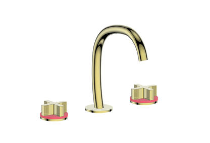 Vogt Mond 8" C.C. Lavatory Faucet With Pop-Up Drain - Cross Handle - BF.M3.1331