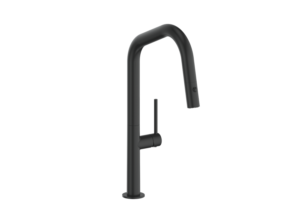 Vogt Dornbirn Pull Down 16" Kitchen Faucet With Angular Spout