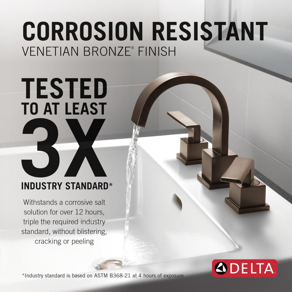 Delta Vero Two Handle Widespread Bathroom Faucet - 3553LF