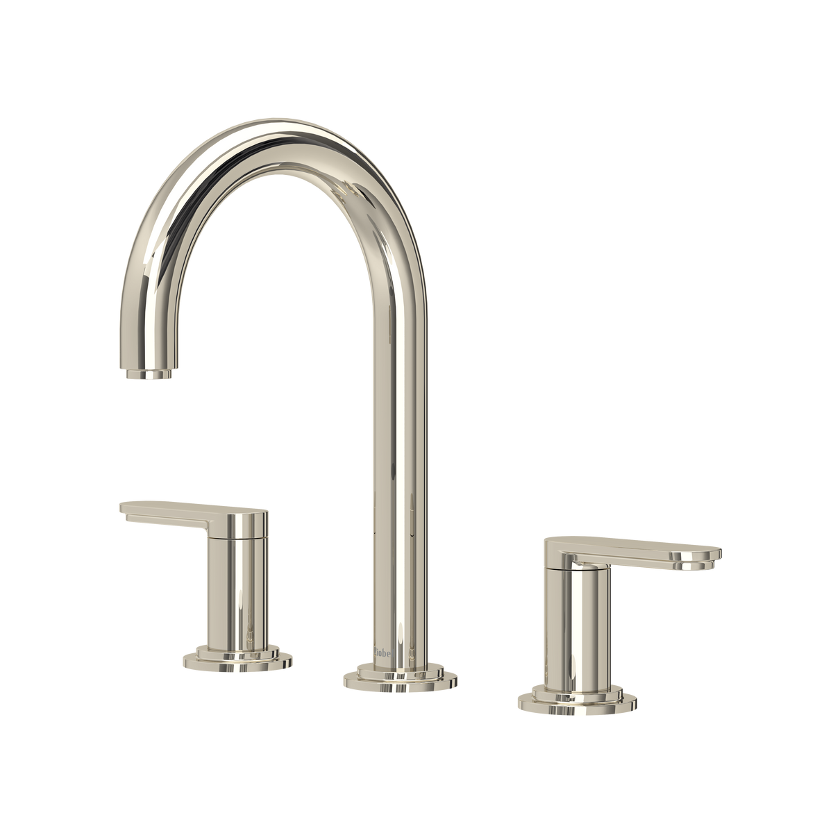 Riobel Arca Widespread Lavatory Faucet With C-Spout & Push Drain