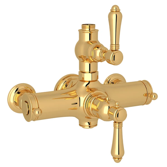 Rohl Acqui Exposed Therm Valve With Volume And Temperature Control, Lever Handles - A4917LM