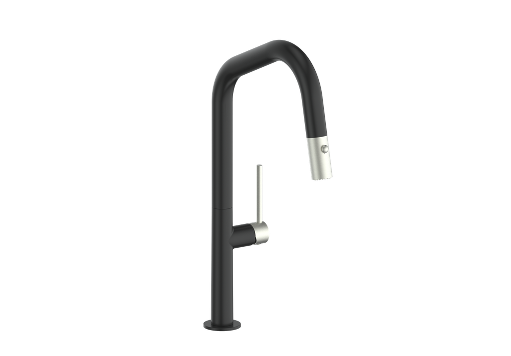 Vogt Dornbirn Pull Down 16" Kitchen Faucet With Angular Spout