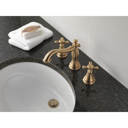 Delta Cassidy Metal Cross Handle Kit for Deck Mount Bathroom & Bidet - H295