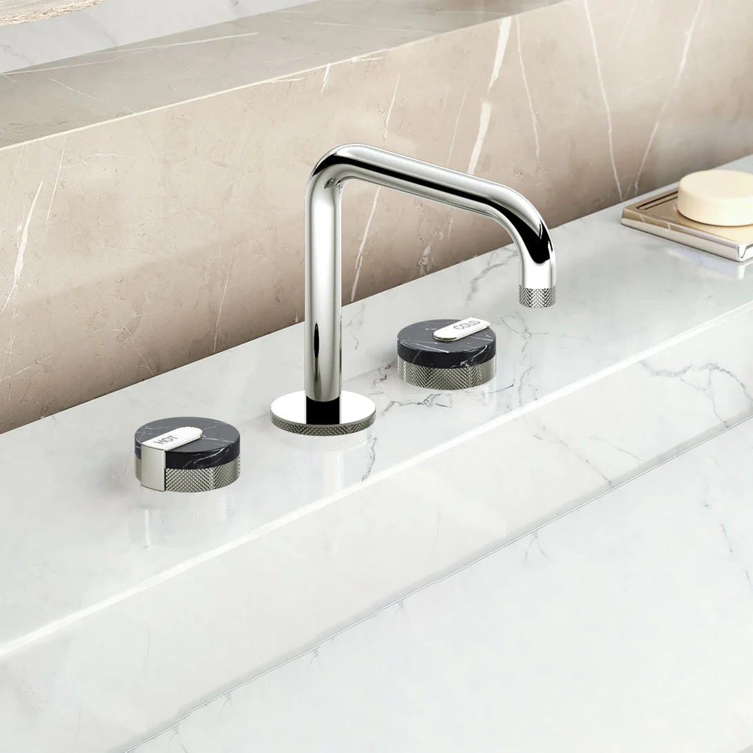 Kodaen Marmo Three Holes Widespread Bathroom Faucet
