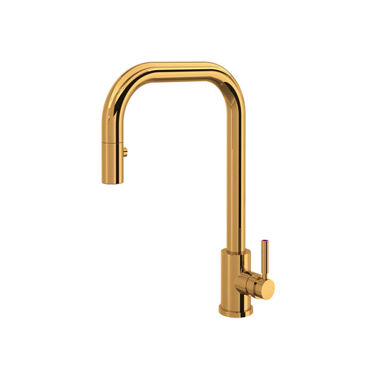 Perrin & Rowe Holborn Pull-Down Kitchen Faucet With U-Spout 1.8 GPM