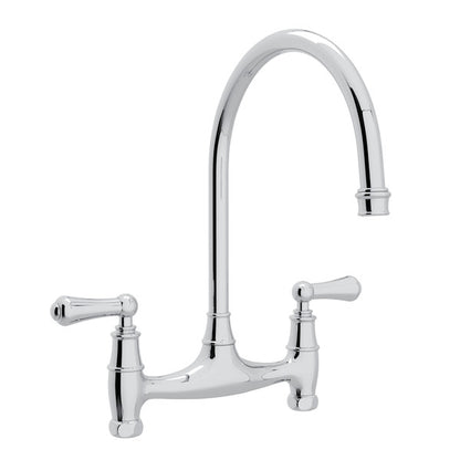 Perrin & Rowe Georgian Era Bridge Kitchen Faucet Without Union U.4791L