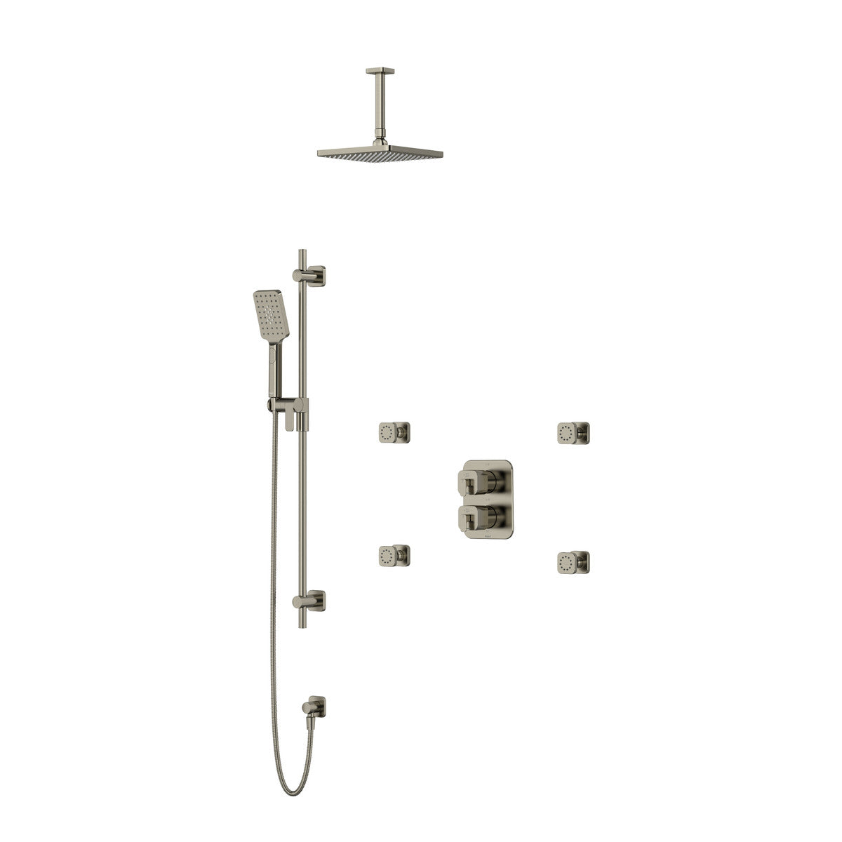 Riobel Equinox Shower Kit 446 With Rough-In Valve - KIT446EQN