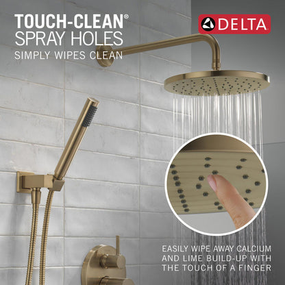 Delta T342702 Modern Cylindrical Raincan Shower Trim with Hand Shower