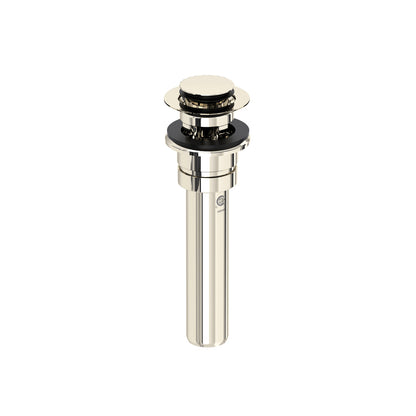 Perrin & Rowe Lavatory Push Drain With Overflow With 5 Inch Tailpiece - U.0127DOF