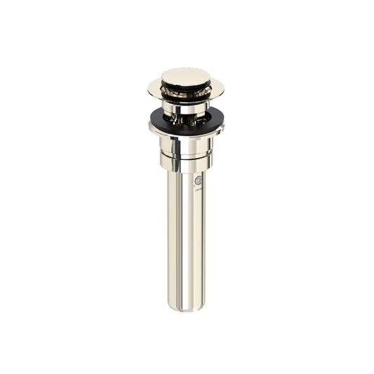 Perrin & Rowe Lavatory Push Drain With Overflow With 5 Inch Tailpiece - U.0127DOF